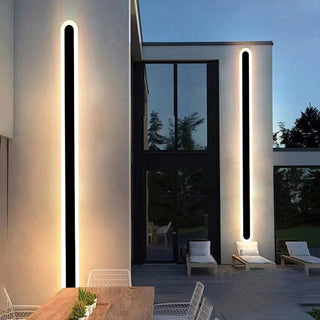 Edge Modern Design Metall Akryl LED Vägglampa Vardagsrum Matsal Utomhus