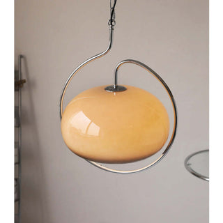 Hailie Liten Pendellampa Glas Vit Sovrum/Vardagsrum