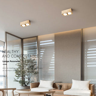 Ozawa LED Modernt Trä Plafond Stockfärg Akryl Vardagsrum/Sängrum